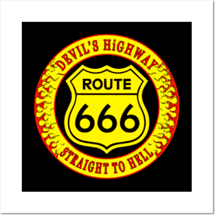 Route 666 Colour Posters and Art